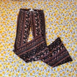 Tilly's Printed Flare Pants